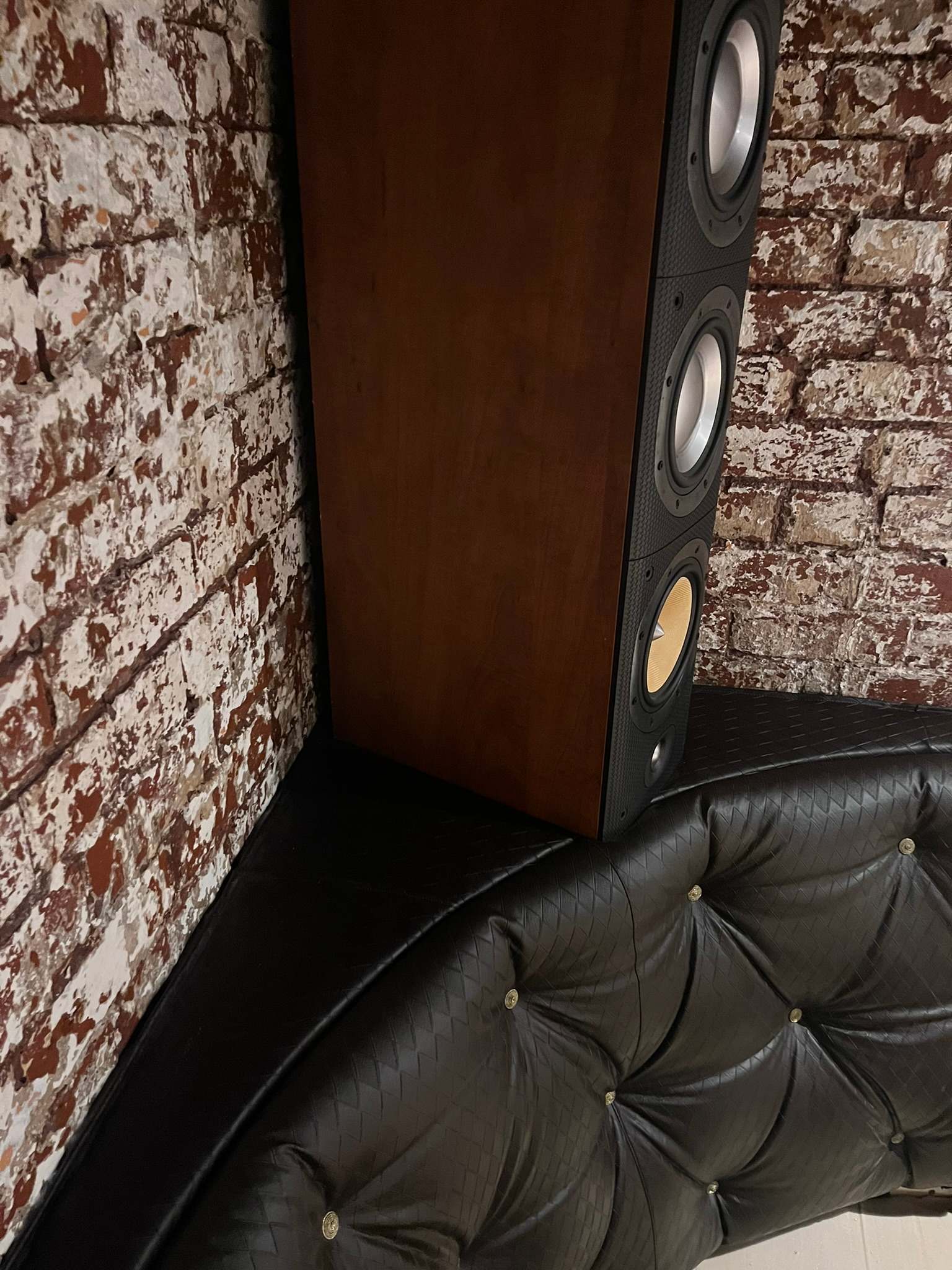 DG Technologies heritage entertainment room build detail: B&W Speaker Placement Before Furniture