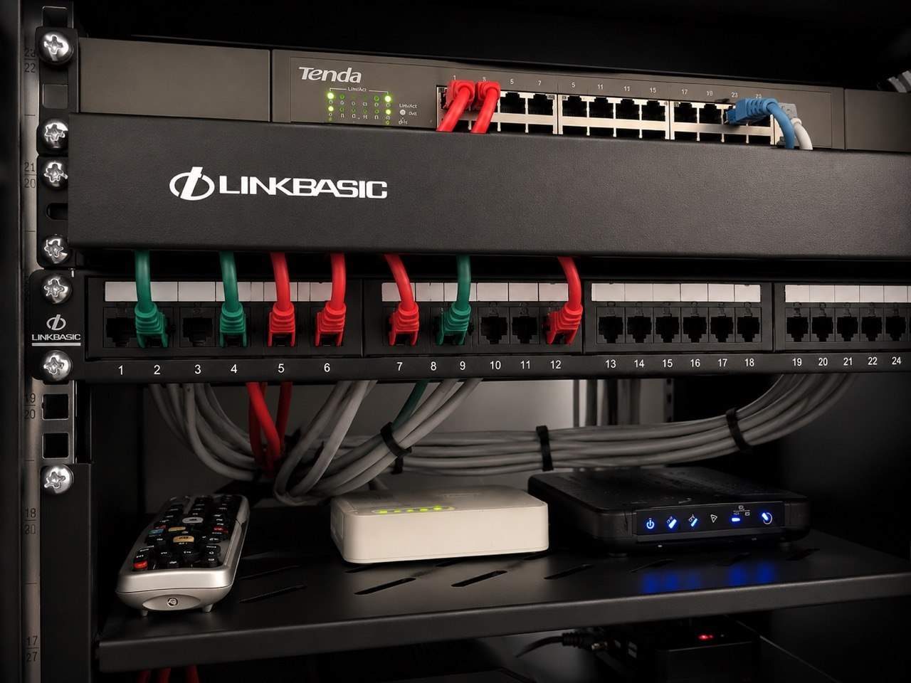 AV rack and equipment used for distributed entertainment systems